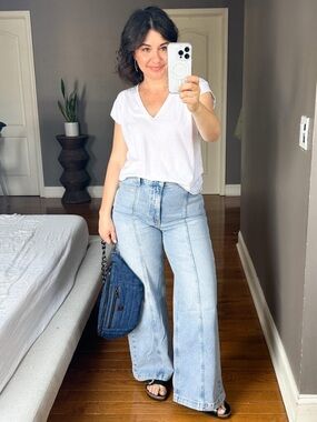 GAP Light Blue Wide-Leg Jeans